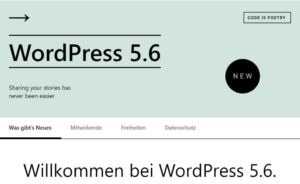 Wordpress update 5.6
