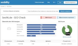 SEO für Reisebüros SEOCHECK