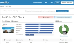 Immobilienmakler Berlin SEOCHECK