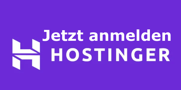 Hostinger jetzt anmelden