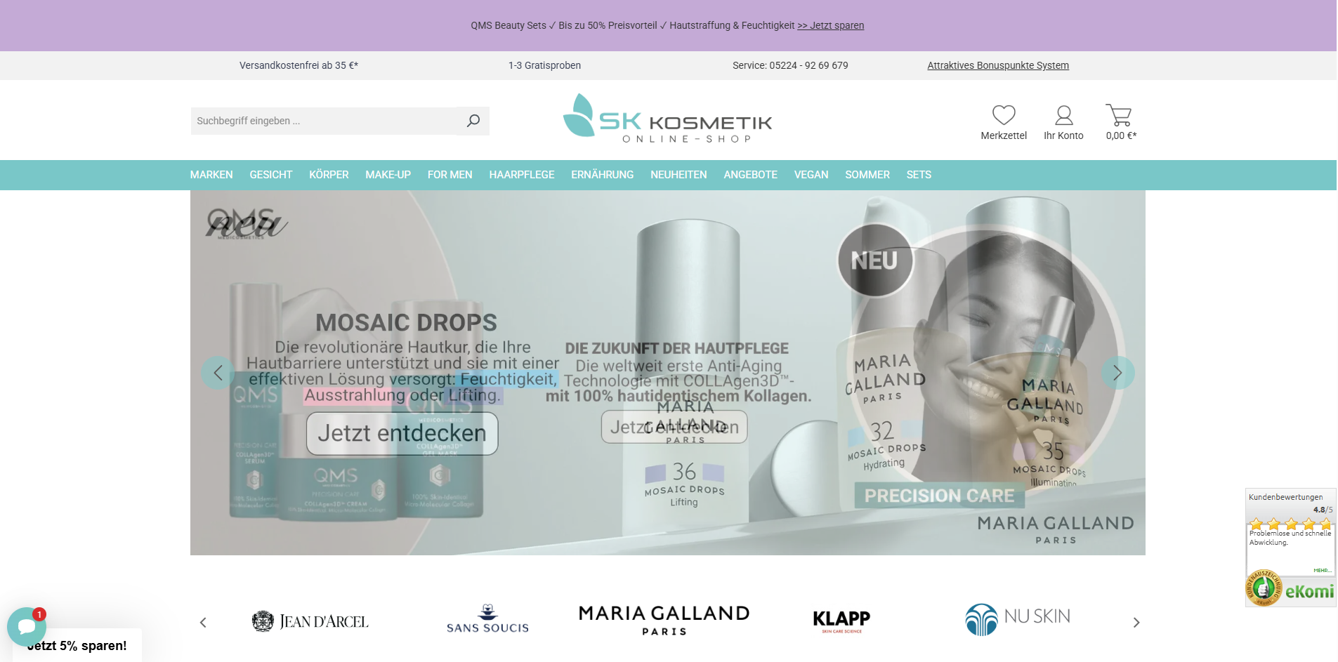 Kosmetik online bestellen